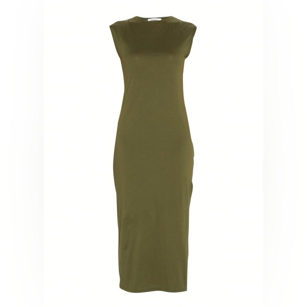 FRAME DENIM
LE MUScLE MAXI DRESS in FATIGUE. Size medium - Picture 4 of 4